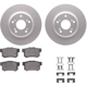 Purchase Top-Quality DYNAMIC FRICTION COMPANY - 4512-59124 - Rear Disc Brake Kit pa5