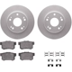Purchase Top-Quality DYNAMIC FRICTION COMPANY - 4512-59136 - Rear Disc Brake Kit pa4
