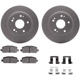 Purchase Top-Quality DYNAMIC FRICTION COMPANY - 4512-59207 - Disc Brake Kit pa4