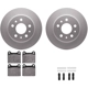 Purchase Top-Quality DYNAMIC FRICTION COMPANY - 4512-63117 - Rear Disc Brake Kit pa4