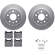 Purchase Top-Quality DYNAMIC FRICTION COMPANY - 4512-63118 - Rear Disc Brake Kit pa1