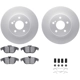 Purchase Top-Quality DYNAMIC FRICTION COMPANY - 4512-63187 - Rear Disc Brake Kit pa1