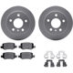 Purchase Top-Quality DYNAMIC FRICTION COMPANY - 4512-63188 - Rear Disc Brake Kit pa1