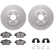 Purchase Top-Quality DYNAMIC FRICTION COMPANY - 4512-63196 - Rear Disc Brake Kit pa2
