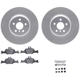 Purchase Top-Quality DYNAMIC FRICTION COMPANY - 4512-63235 - Rear Disc Brake Kit pa1
