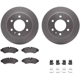 Purchase Top-Quality DYNAMIC FRICTION COMPANY - 4512-63245 - Rear Disc Brake Kit pa4
