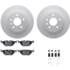Purchase Top-Quality DYNAMIC FRICTION COMPANY - 4512-65030 - Rear Disc Brake Kit pa1