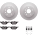 Purchase Top-Quality DYNAMIC FRICTION COMPANY - 4512-65030 - Rear Disc Brake Kit pa4