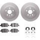 Purchase Top-Quality DYNAMIC FRICTION COMPANY - 4512-65052 - Disc Brake Kit pa4