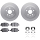 Purchase Top-Quality DYNAMIC FRICTION COMPANY - 4512-65053 - Rear Disc Brake Kit pa1