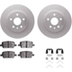 Purchase Top-Quality DYNAMIC FRICTION COMPANY - 4512-65053 - Rear Disc Brake Kit pa2