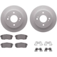 Purchase Top-Quality DYNAMIC FRICTION COMPANY - 4512-67083 - Rear Disc Brake Kit pa4