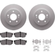 Purchase Top-Quality DYNAMIC FRICTION COMPANY - 4512-67085 - Disc Brake Kit pa1