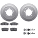 Purchase Top-Quality DYNAMIC FRICTION COMPANY - 4512-72057 - Rear Disc Brake Kit pa1