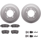 Purchase Top-Quality DYNAMIC FRICTION COMPANY - 4512-72057 - Rear Disc Brake Kit pa5