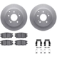 Purchase Top-Quality DYNAMIC FRICTION COMPANY - 4512-72071 - Rear Disc Brake Kit pa1