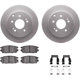 Purchase Top-Quality DYNAMIC FRICTION COMPANY - 4512-72071 - Rear Disc Brake Kit pa5