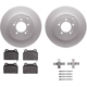 Purchase Top-Quality DYNAMIC FRICTION COMPANY - 4512-72072 - Rear Disc Brake Kit pa2