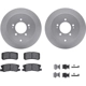 Purchase Top-Quality DYNAMIC FRICTION COMPANY - 4512-72082 - Rear Disc Brake Kit pa1