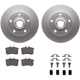 Purchase Top-Quality DYNAMIC FRICTION COMPANY - 4512-73082 - Rear Disc Brake Kit pa5