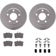 Purchase Top-Quality DYNAMIC FRICTION COMPANY - 4512-73091 - Rear Disc Brake Kit pa4