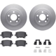 Purchase Top-Quality DYNAMIC FRICTION COMPANY - 4512-73110 - Rear Disc Brake Kit pa1