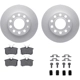 Purchase Top-Quality DYNAMIC FRICTION COMPANY - 4512-73122 - Rear Disc Brake Kit pa1