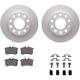 Purchase Top-Quality DYNAMIC FRICTION COMPANY - 4512-73122 - Rear Disc Brake Kit pa5