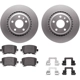 Purchase Top-Quality DYNAMIC FRICTION COMPANY - 4512-73136 - Rear Disc Brake Kit pa4