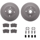 Purchase Top-Quality DYNAMIC FRICTION COMPANY - 4512-74076 - Rear Disc Brake Kit pa5