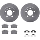 Purchase Top-Quality DYNAMIC FRICTION COMPANY - 4512-74094 - Rear Disc Brake Kit pa1