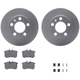 Purchase Top-Quality DYNAMIC FRICTION COMPANY - 4512-74096 - Rear Disc Brake Kit pa1