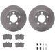Purchase Top-Quality DYNAMIC FRICTION COMPANY - 4512-74096 - Rear Disc Brake Kit pa4