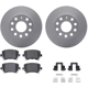 Purchase Top-Quality DYNAMIC FRICTION COMPANY - 4512-74115 - Rear Disc Brake Kit pa1