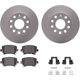 Purchase Top-Quality DYNAMIC FRICTION COMPANY - 4512-74115 - Rear Disc Brake Kit pa2