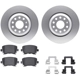 Purchase Top-Quality DYNAMIC FRICTION COMPANY - 4512-74121 - Rear Disc Brake Kit pa1