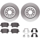 Purchase Top-Quality DYNAMIC FRICTION COMPANY - 4512-74121 - Rear Disc Brake Kit pa5