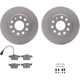Purchase Top-Quality DYNAMIC FRICTION COMPANY - 4512-74132 - Disc Brake Kit pa3