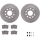 Purchase Top-Quality DYNAMIC FRICTION COMPANY - 4512-74137 - Rear Disc Brake Kit pa3