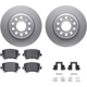 Purchase Top-Quality DYNAMIC FRICTION COMPANY - 4512-74154 - Rear Disc Brake Kit pa1