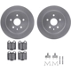 Purchase Top-Quality DYNAMIC FRICTION COMPANY - 4512-75042 - Rear Disc Brake Kit pa1