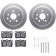 Purchase Top-Quality DYNAMIC FRICTION COMPANY - 4512-75048 - Rear Disc Brake Kit pa1