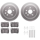 Purchase Top-Quality DYNAMIC FRICTION COMPANY - 4512-75048 - Rear Disc Brake Kit pa3