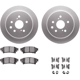 Purchase Top-Quality DYNAMIC FRICTION COMPANY - 4512-75049 - Rear Disc Brake Kit pa4