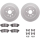 Purchase Top-Quality DYNAMIC FRICTION COMPANY - 4512-75055 - Rear Disc Brake Kit pa2