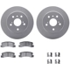 Purchase Top-Quality DYNAMIC FRICTION COMPANY - 4512-76101 - Rear Disc Brake Kit pa1