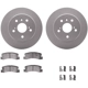 Purchase Top-Quality DYNAMIC FRICTION COMPANY - 4512-76101 - Rear Disc Brake Kit pa5
