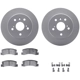Purchase Top-Quality DYNAMIC FRICTION COMPANY - 4512-76102 - Rear Disc Brake Kit pa1