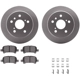 Purchase Top-Quality DYNAMIC FRICTION COMPANY - 4512-76106 - Rear Disc Brake Kit pa3