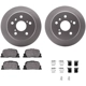 Purchase Top-Quality Rear Disc Brake Kit by DYNAMIC FRICTION COMPANY - 4512-76107 pa2